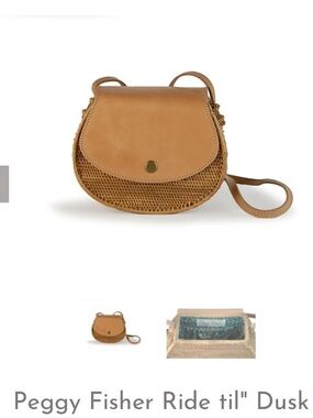 Peggy Fisher Ride 'til Dusk Tan Crossbody Bag